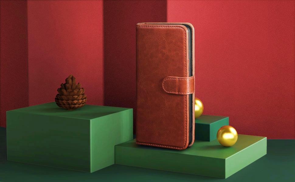 Flexible Leather Finish Card Pockets Wallet