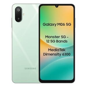Samsung Galaxy M06 5G (Sage Green, 4GB RAM, 128 GB Storage)