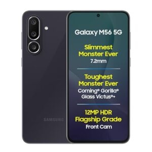 Samsung Galaxy M56 5G (Black, 8 GB RAM, 128 GB Storage) |