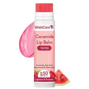 WishCare Tinted Lip Balm with SPF 50 PA+++ - Brightening Lip