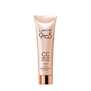 Lakme 9 to 5 CC Cream Mini, 01 - Beige, Light Face Makeup