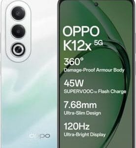 Oppo K12x 5G with 45W SUPERVOOC Charger in-The-Box (Breeze