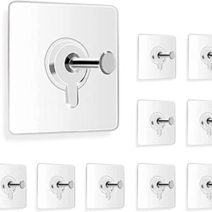 Zulaxy Photo Frame Hooks for Wall Without Drilling, 10 Pack