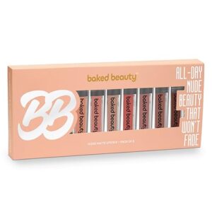 BAKED BEAUTY Matte Finish Liquid Lipstick | Pack of 9 |