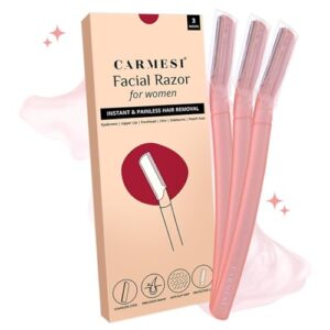 Carmesi Reusable Face Razor for Women Facial Hair- 3 Razors