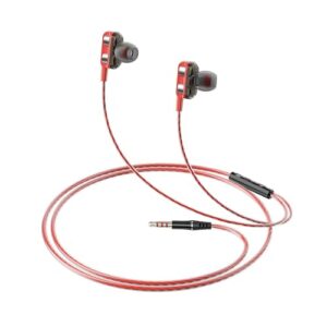 amazon basics in-Ear Wired Earphones with 9 mm Dual Drivers,