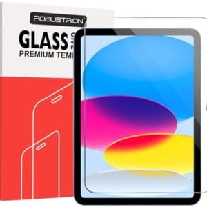 Robustrion Tempered Glass for iPad 11th Generation (A16) / iPad 10th Generation Screen Protector Guard for iPad 11th Gen 11 inch / 10th Gen 10.9"