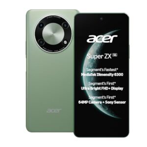 Acer Super ZX 5G (Cosmic Green, 4GB RAM, 128GB Storage) |