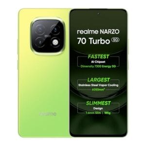 realme NARZO 70 Turbo 5G (Turbo Green,6GB RAM,128GB Storage)