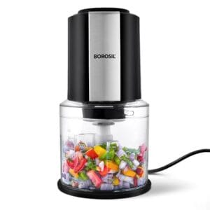 Borosil Chef Delite 300 Watts Electric Chopper for Kitchen,