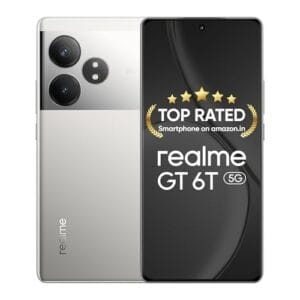 realme GT 6T 5G (Fluid Silver,12GB RAM+256GB Storage) |