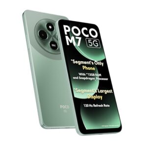 POCO M7 5G Mint Green 6GB RAM|128GB ROM|SD4 Gen2