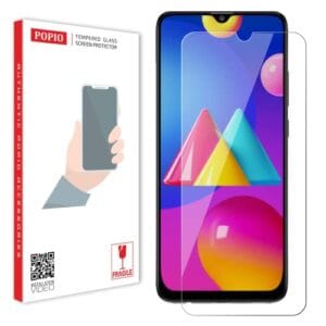 POPIO Tempered Glass Screen Protector Compatible for Samsung Galaxy F04 / M04 / M13 / M13 5G / M33 5G / M42 5G / M12 / M02 / M02s / F12 / F02s, Will Not Cover Edges