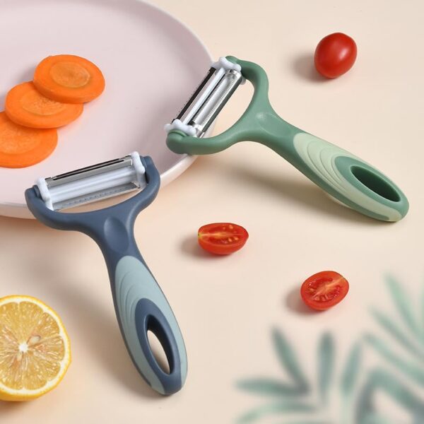 Bagonias 3-in-1 Multi-Functional Peeler – Stainless Steel - Image 3