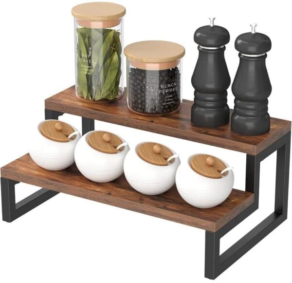 Sk handicrafts Multipurpose Wooden Countertop Spice Rack