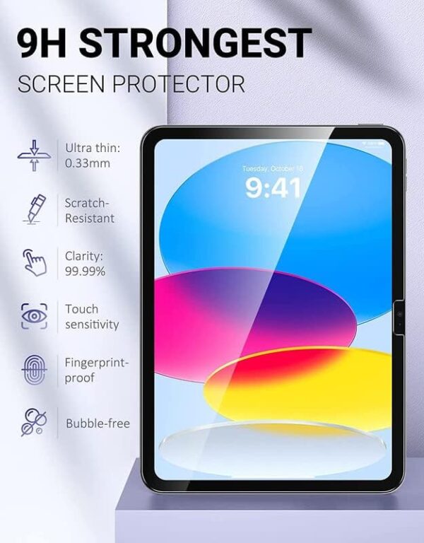 Tempered Glass for iPad 10th Generation (A16) - Image 2