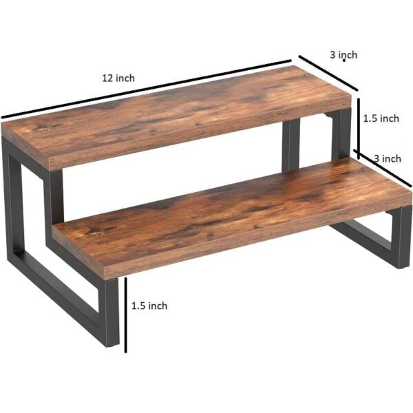 Sk handicrafts Multipurpose Wooden Countertop Spice Rack - Image 3