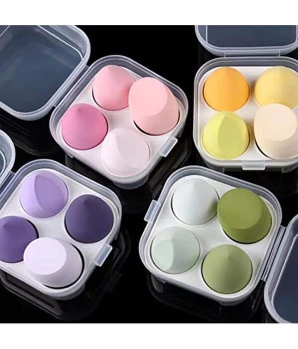 Omidazzle Ultra soft Blender Makeup Sponge Set of 4 with box - Image 5