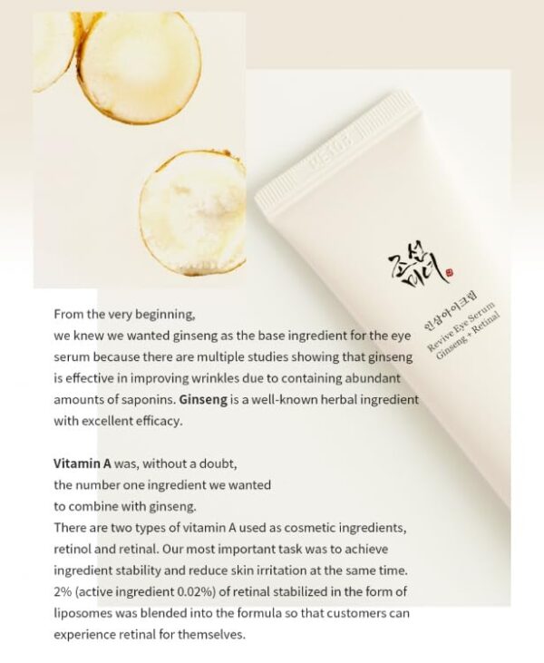 Beauty of Joseon Revive Eye Serum with Ginseng & Retinal - Image 9