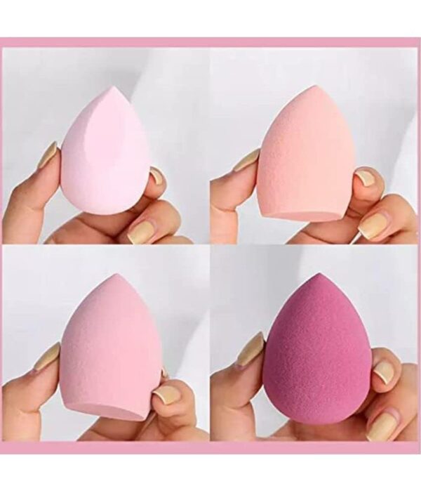 Omidazzle Ultra soft Blender Makeup Sponge Set of 4 with box - Image 4