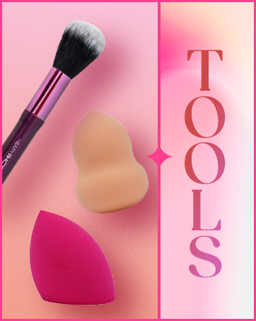 makeup Tools, makeup brushes, makeup blender