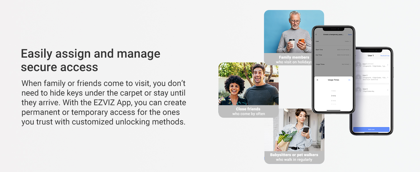 Remote Unlocking via the EZVIZ App