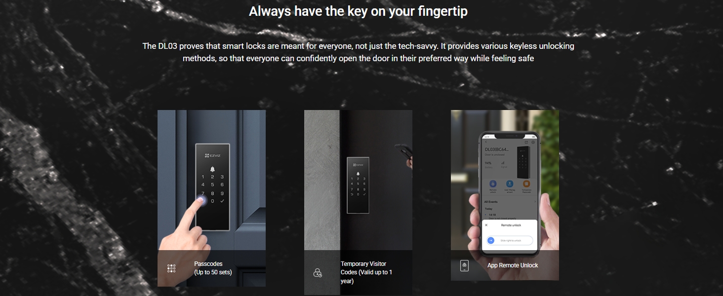 Multiple Unlock Methods