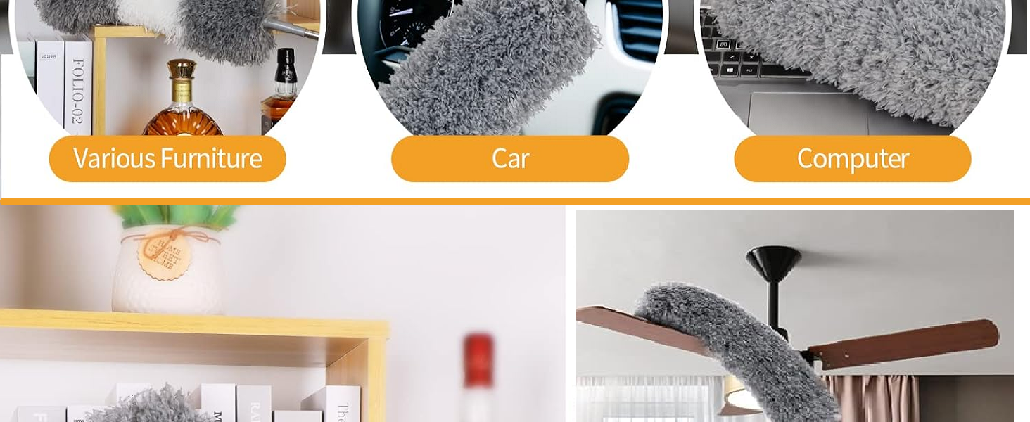 Microfibre Dusters with Bendable Duster