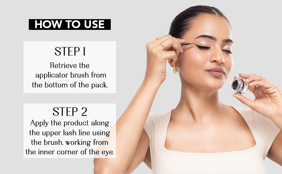 eyeliner, kajal, makeup, gel eyeliner