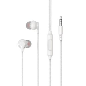 OOGE Beat 1 Wired Earphones with Mic, 3.5mm Jack, Deep Bass,