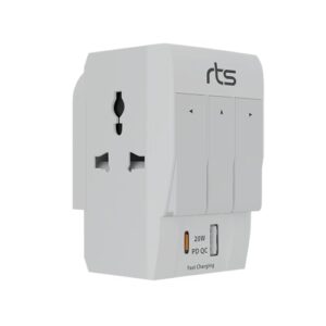 rts 3 Pin Multi Plug Socket-Worldwide Universal Travel