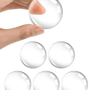 GLUN® Clear Rubber Door Bumper Stopers Wall Protector,