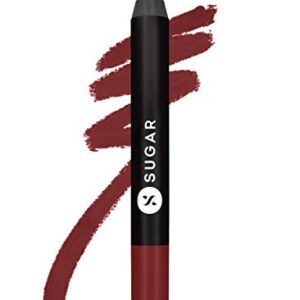SUGAR Cosmetics Matte as Hell Crayon Lipsticks for Women |