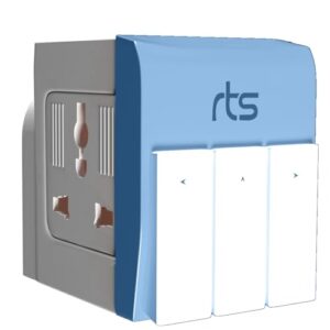 rts 3-in-1 Universal Travel Adapter Multi-Plug with