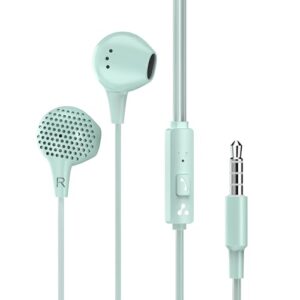 Ambrane Wired Earphones with Mic | 3.5mm Audio Jack | 14mm