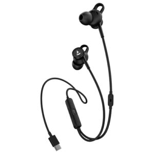 boAt BassHeads 122 ANC Wired in-Ear Earphones with 25dB