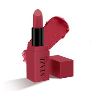Staze 9to9 Crème De La Matte Lipstick | Intense Color Payoff