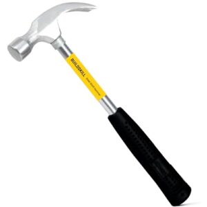 Buildskill Steel Shaft Hammer 8 Oz - Forged Steel Head for