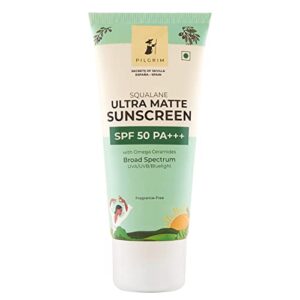 Pilgrim Squalane ULTRA MATTE SUNSCREEN SPF 50 PA+++ for