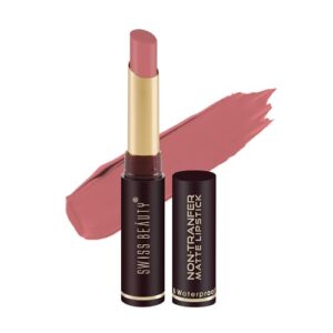 Swiss Beauty Non-Tranfer Matte Lipstick, Smooth &