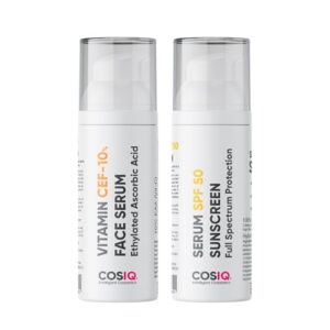 Cos-IQ 10% Vitamin C + E & Ferulic Acid Serum with Sunscreen
