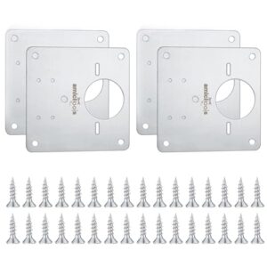 amiciTools Stainless Steel (SS202) Hinge Repair Plate with