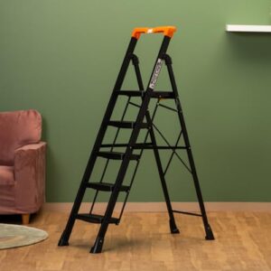 Bonkaso Alloy Steel Climb Master 5-Step Foldable Heavy Duty