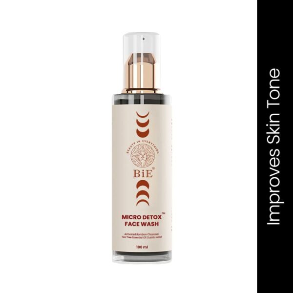 BiE Micro Detox Face Wash | Activated Charcoal - Fights - Image 2