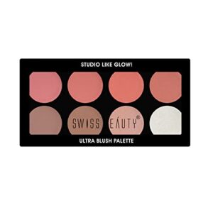 Swiss Beauty Ultra Blush Palette with highly blendable