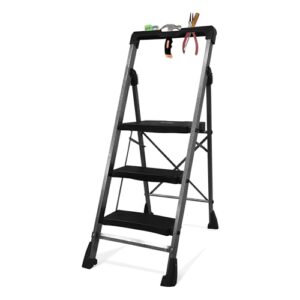 Trendy Foldable Premium Step-Ladder for Home with Inbuilt