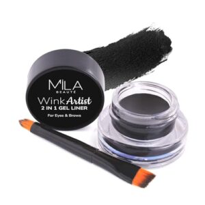 Mila Beauté 36 Hr Waterproof Wink Artist 2 in 1 Eyebrow &