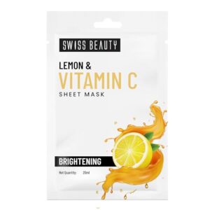 Swiss Beauty Lemon & Vitamin C Brightening Sheet Mask |