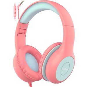 EarFun Kids Headphones with Mic for Boys and Girls, Over Ear