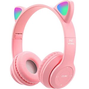 Daemon Cat Ear Headphones, Wireless Bluetooth & Wired,